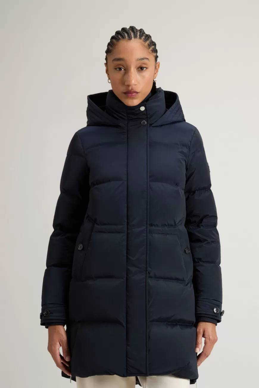 Alsea Daunenjacke mit Kapuze aus Stretch-Nylon>Woolrich Discount