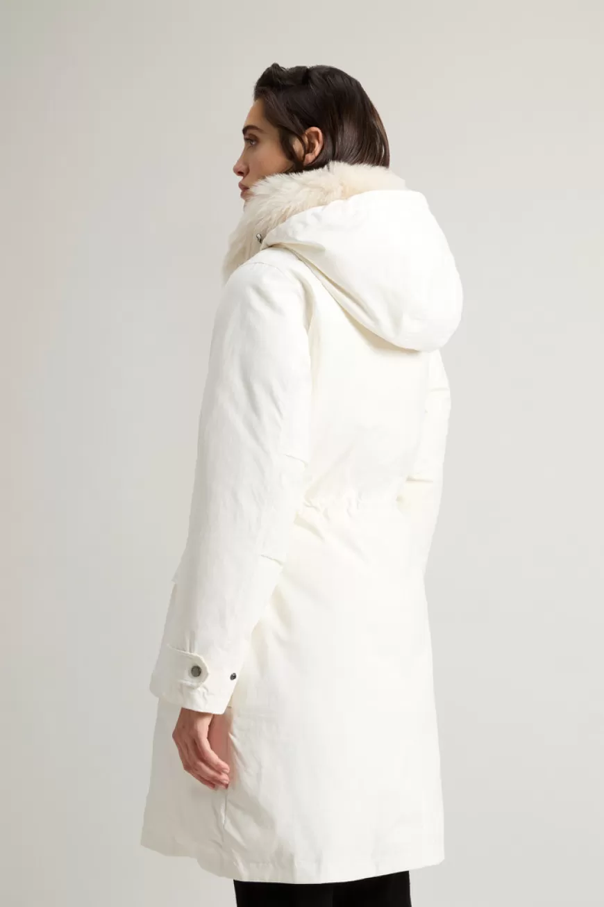 Arctic Parka aus Mountain Cloth mit Kapuze und abnehmbarem Pelz>Woolrich Best