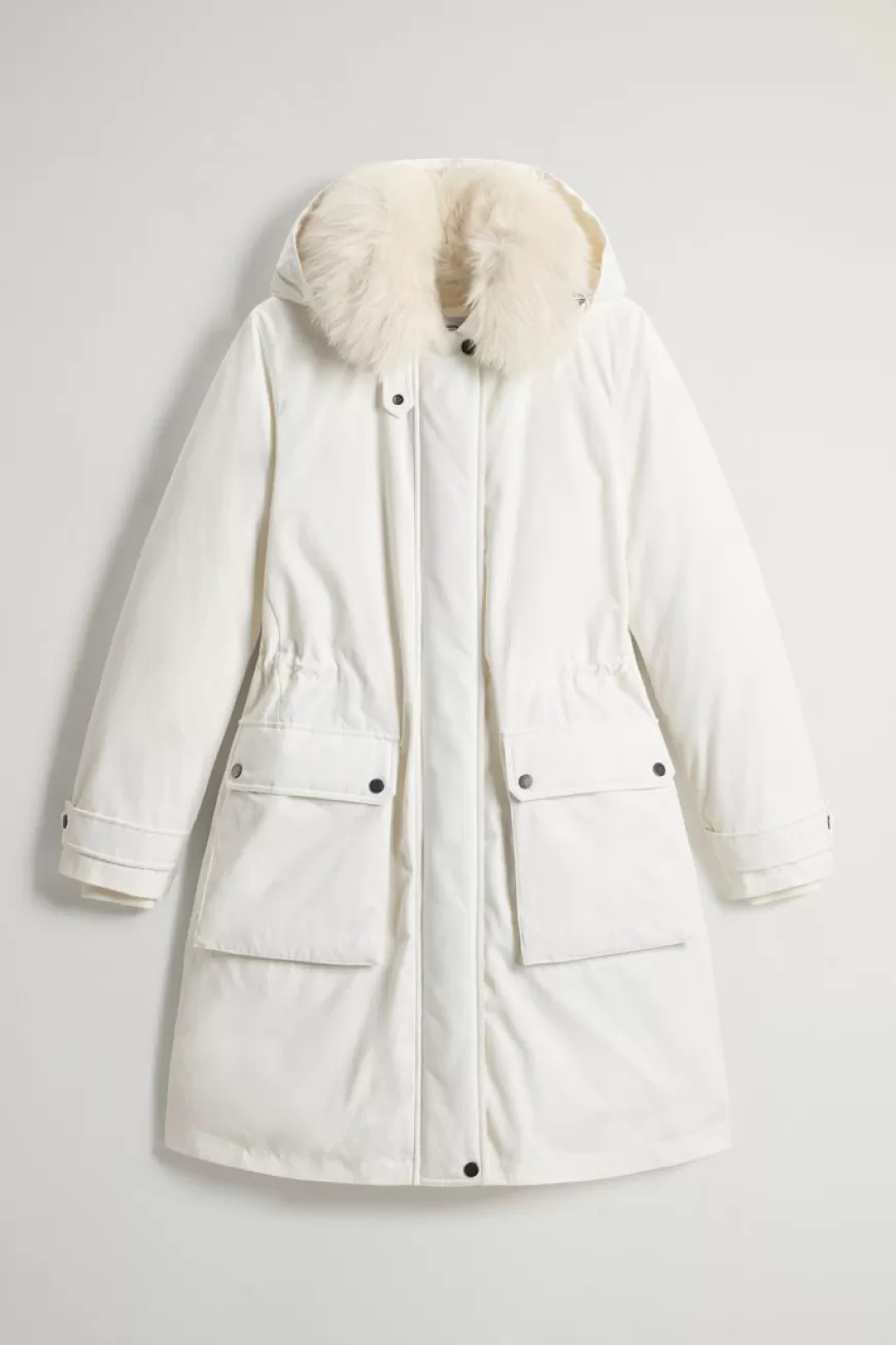 Arctic Parka aus Mountain Cloth mit Kapuze und abnehmbarem Pelz>Woolrich Best
