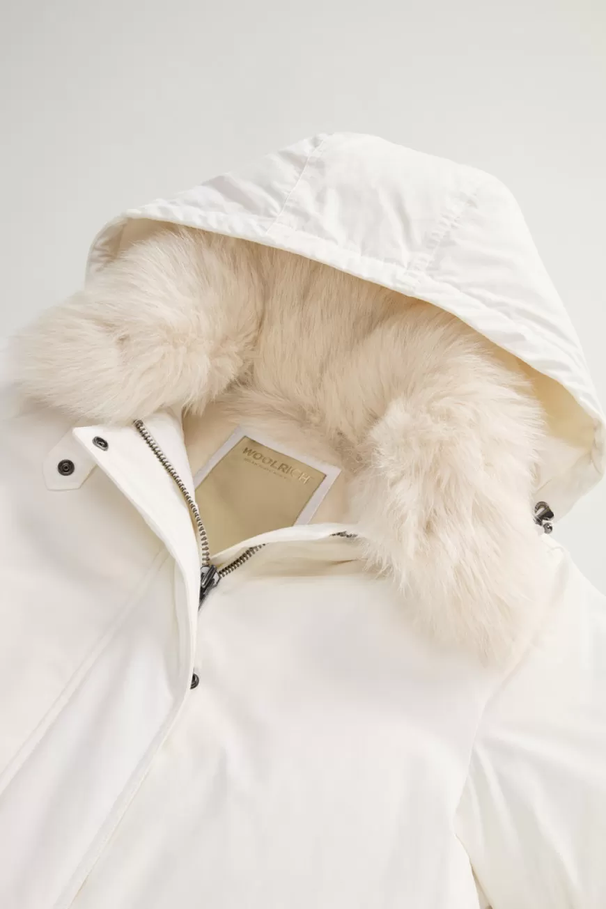 Arctic Parka aus Mountain Cloth mit Kapuze und abnehmbarem Pelz>Woolrich Best