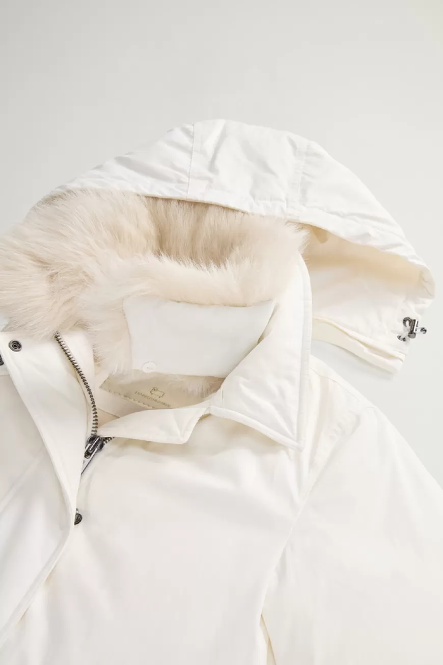 Arctic Parka aus Mountain Cloth mit Kapuze und abnehmbarem Pelz>Woolrich Best