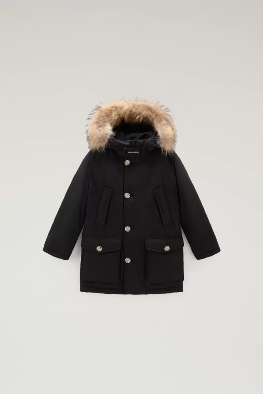 Arctic Parka aus Ramar Cloth mit abnehmbarem Pelz für Jungen>Woolrich Best
