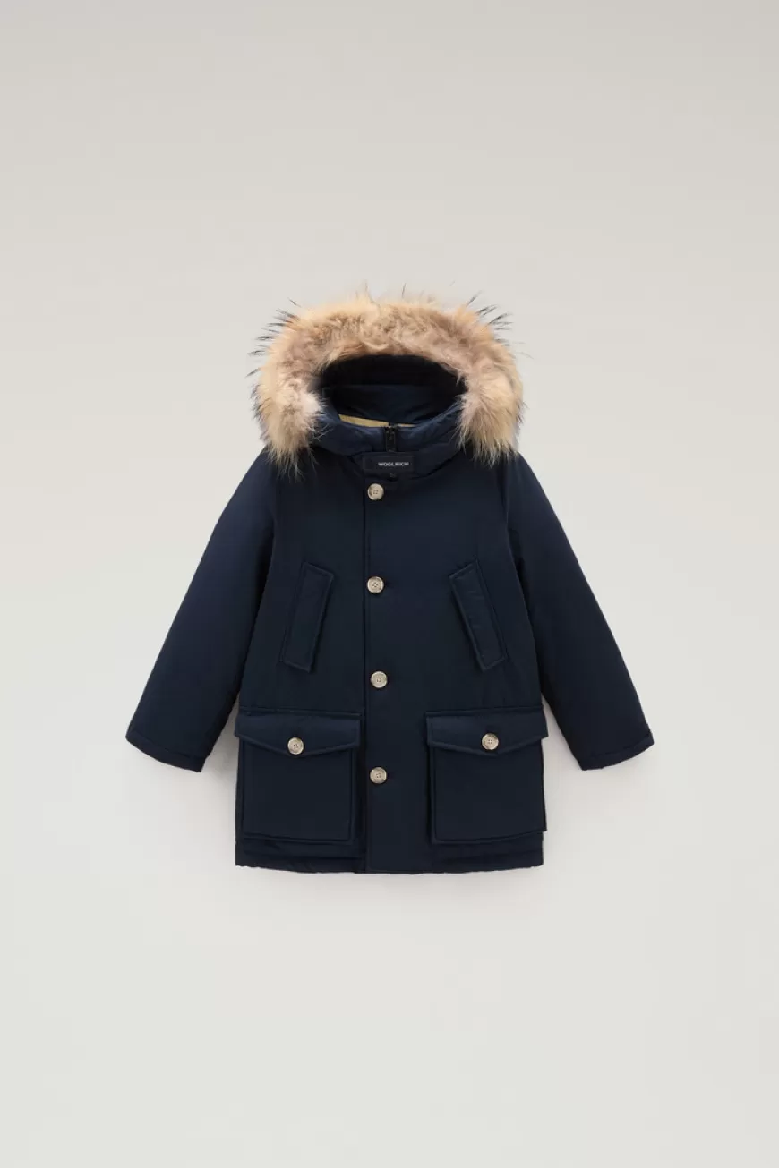 Arctic Parka aus Ramar Cloth mit abnehmbarem Pelz für Jungen>Woolrich Discount