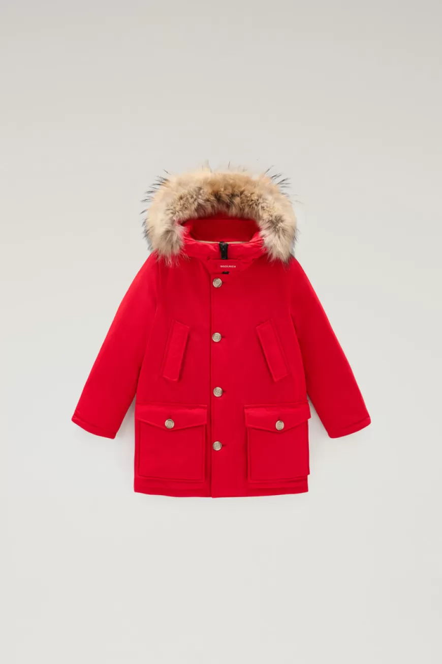 Arctic Parka aus Ramar Cloth mit abnehmbarem Pelz für Jungen>Woolrich Fashion