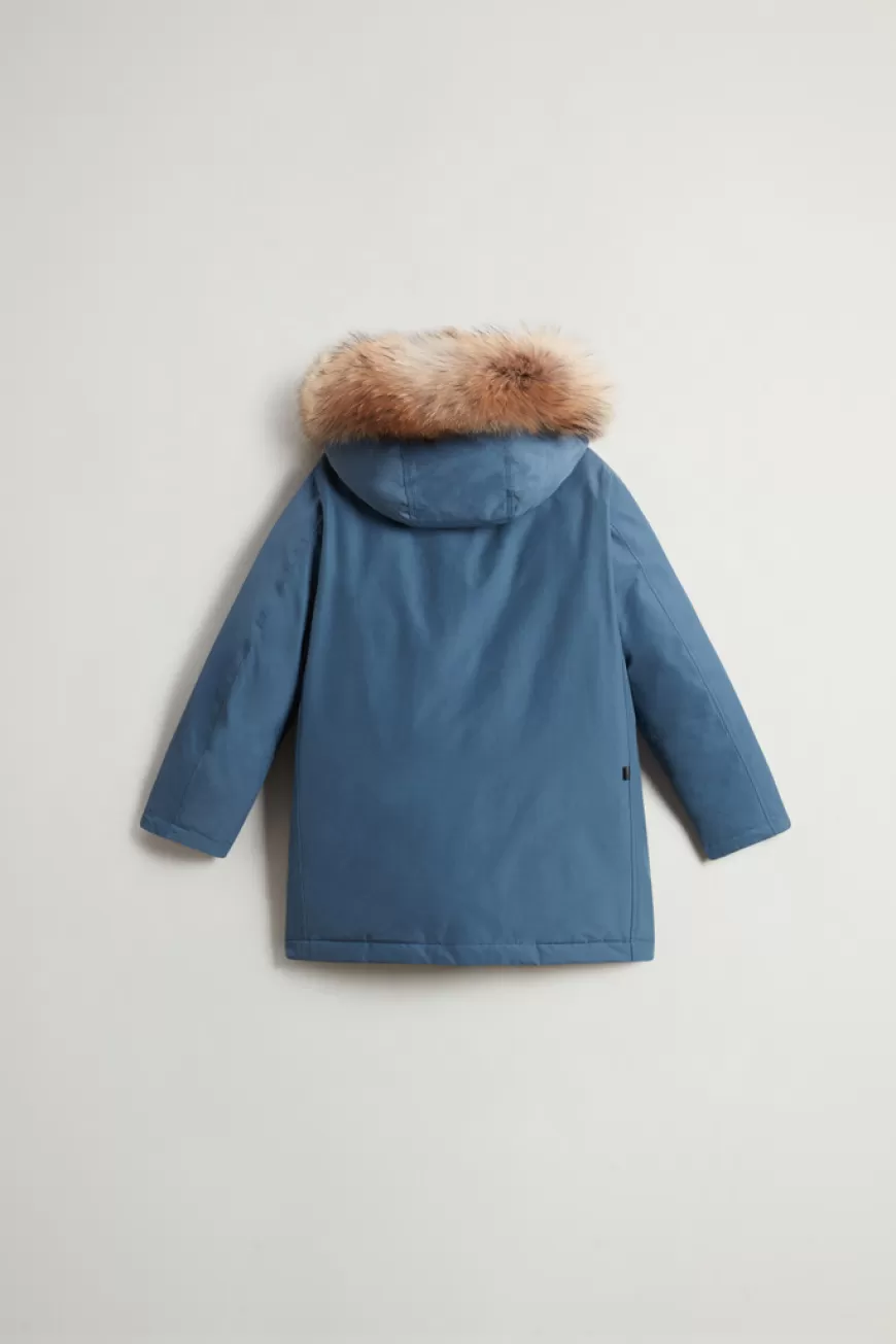 Arctic Parka aus Ramar Cloth mit abnehmbarem Pelz für Jungen>Woolrich New