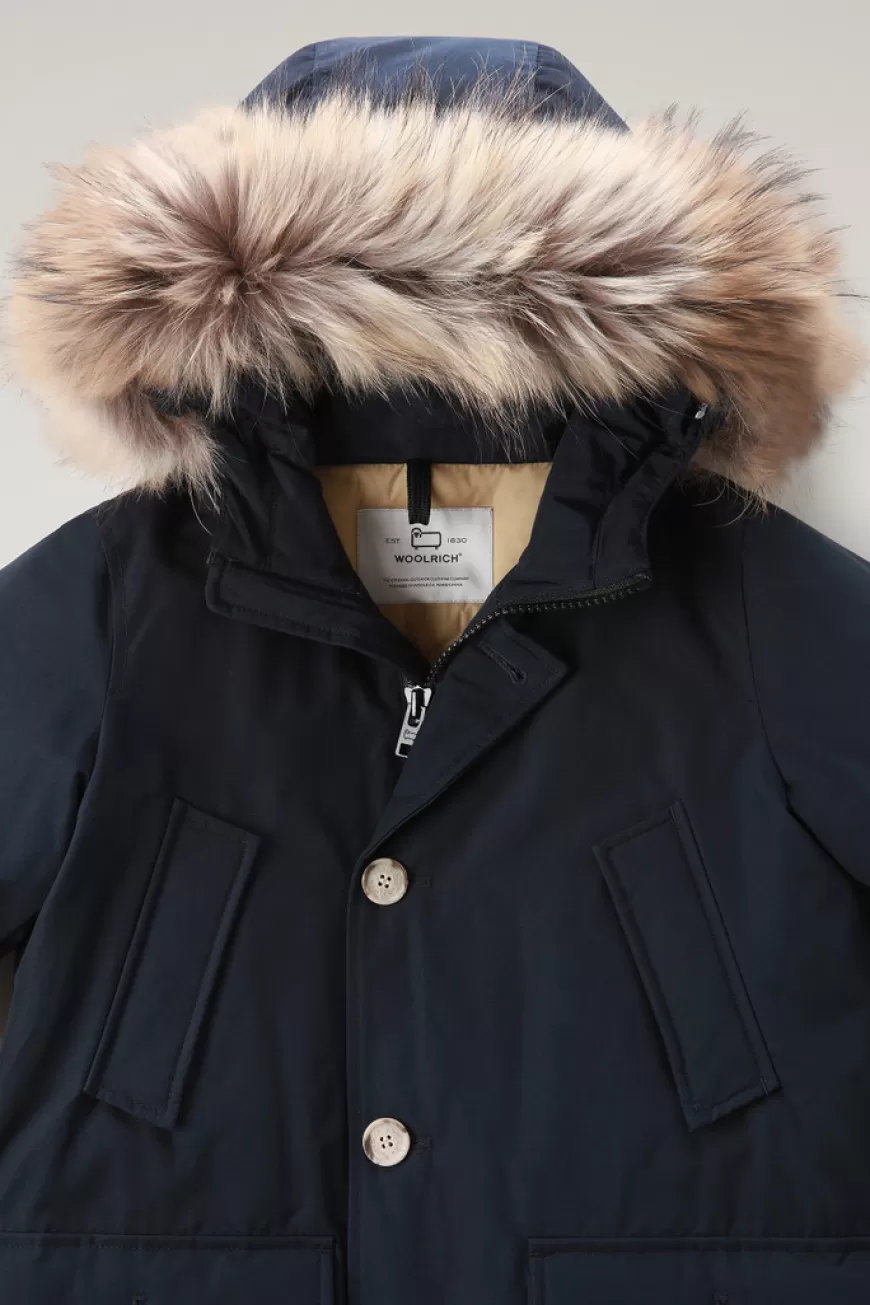 Arctic Parka aus Ramar Cloth mit abnehmbarem Pelz für Jungen>Woolrich Discount