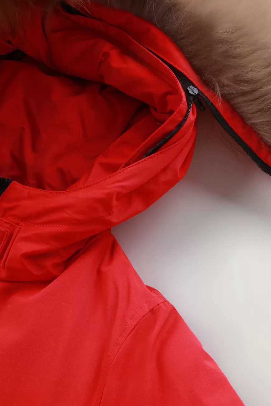 Arctic Parka aus Ramar Cloth mit abnehmbarem Pelz für Jungen>Woolrich Fashion