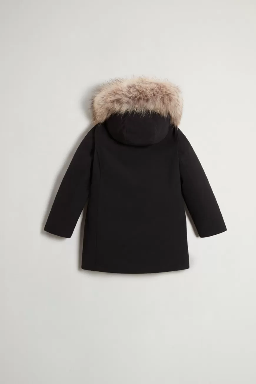 Arctic Parka für Mädchen aus Urban Touch mit abnehmbarem Pelz>Woolrich Sale