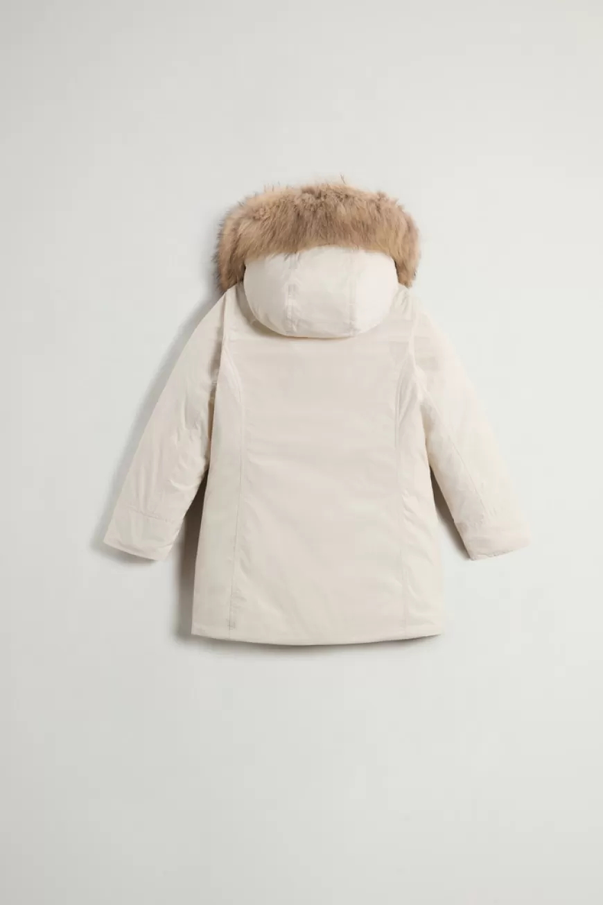 Arctic Parka für Mädchen aus Urban Touch mit abnehmbarem Pelz>Woolrich Outlet