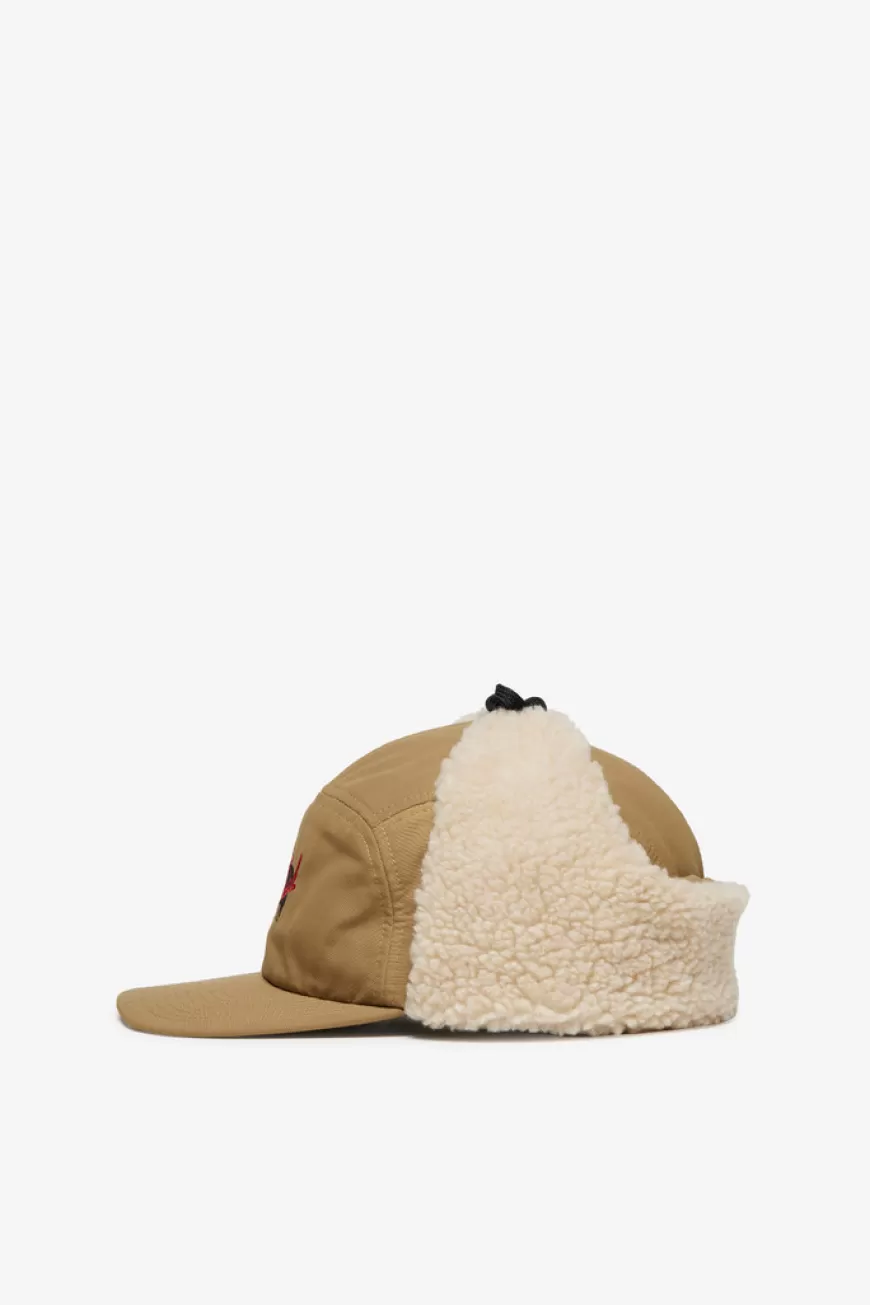Beanie aus Baumwolle und CORDURA-Nylon mit Ohrenschützern>Woolrich Fashion