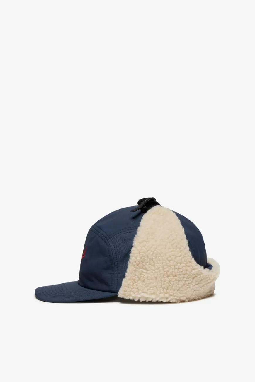 Beanie aus Baumwolle und CORDURA-Nylon mit Ohrenschützern>Woolrich Store