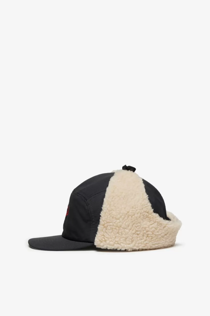 Beanie aus Baumwolle und CORDURA-Nylon mit Ohrenschützern>Woolrich Shop