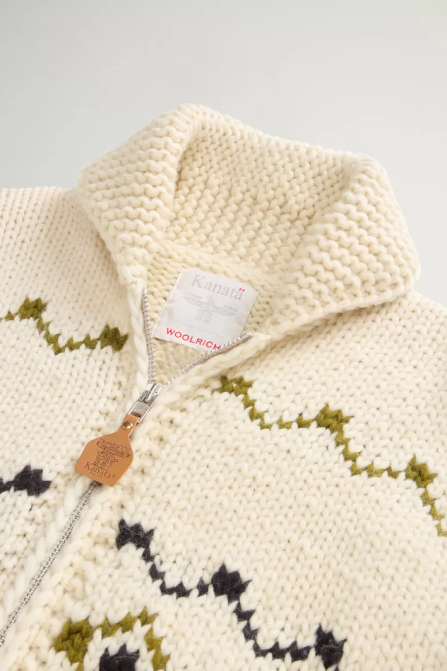 Cowichan Cardigan aus reiner Wolle mit Kontrastmotiv by Todd Snyder>Woolrich Cheap
