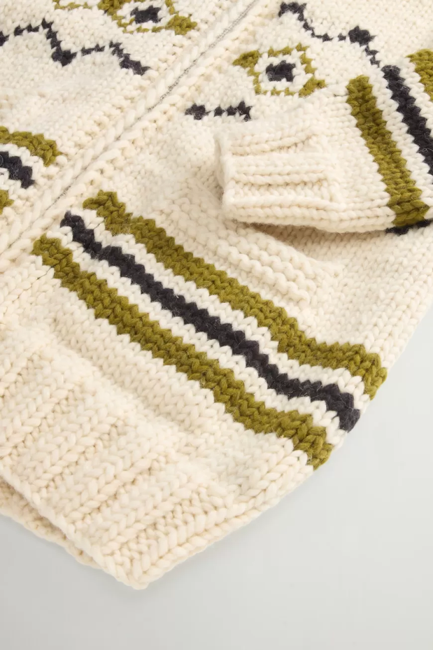 Cowichan Cardigan aus reiner Wolle mit Kontrastmotiv by Todd Snyder>Woolrich Cheap