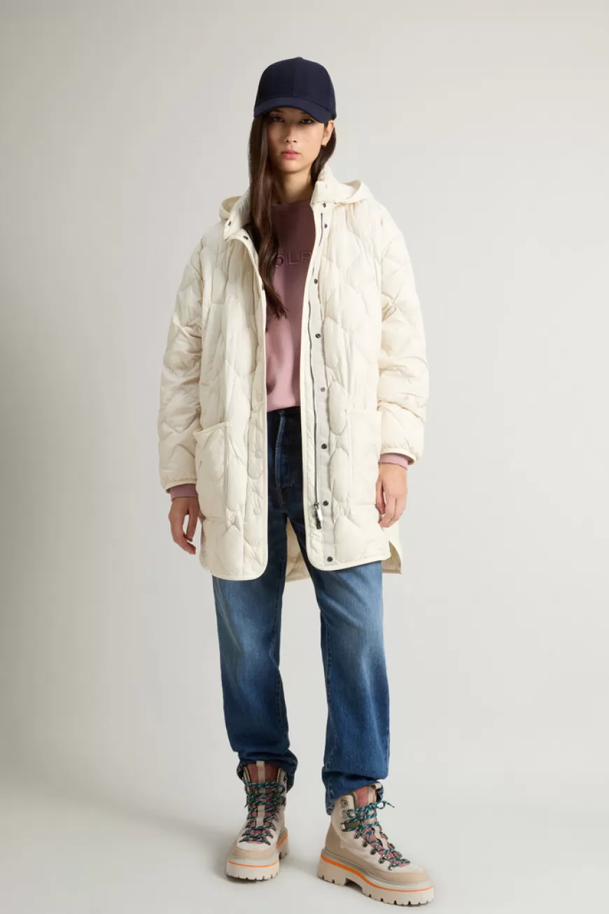 Heritage Capejacke aus Mikrofaser mit abnehmbarer Kapuze>Woolrich Cheap
