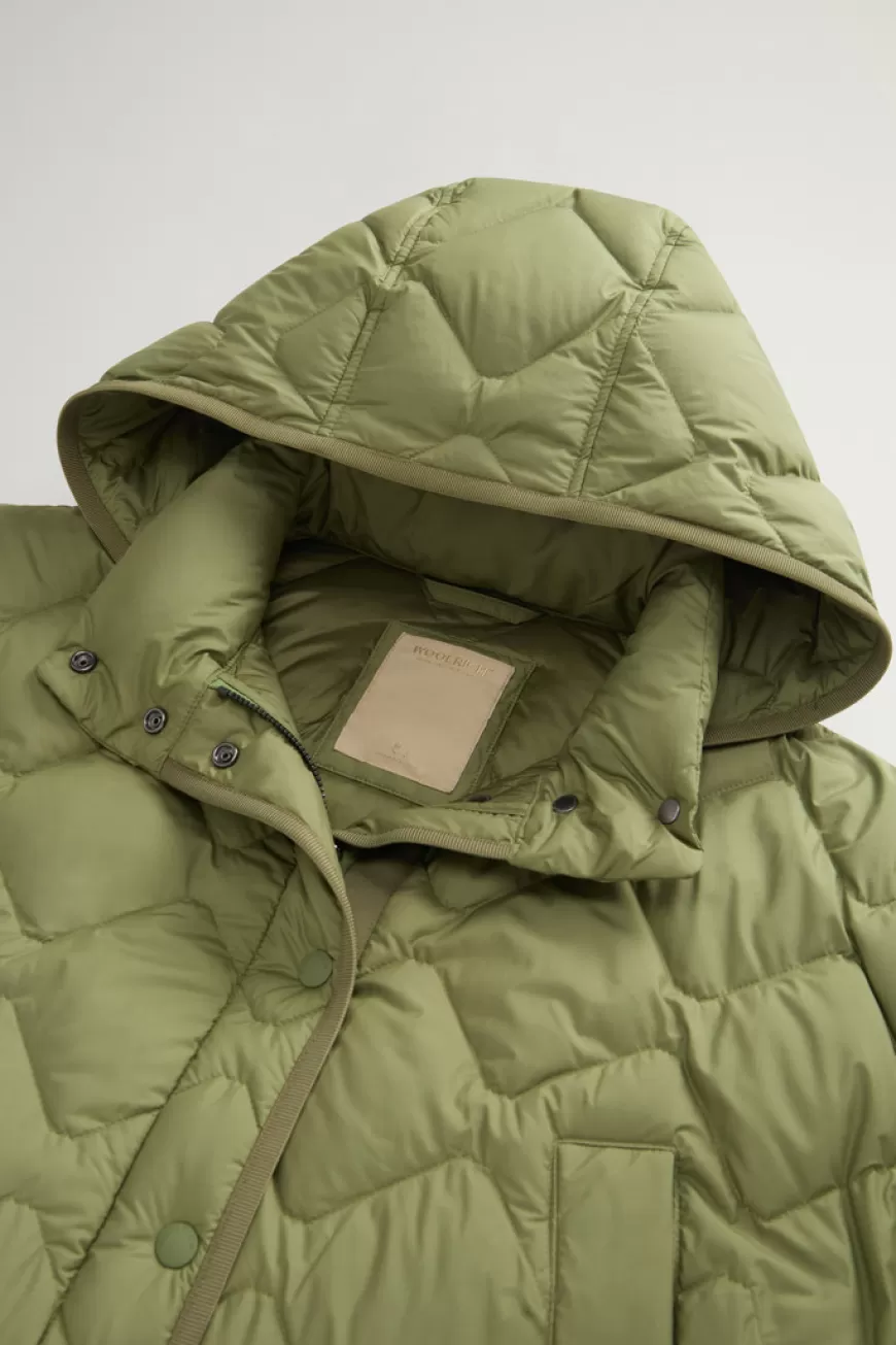Heritage Capejacke aus Mikrofaser mit abnehmbarer Kapuze>Woolrich Best Sale