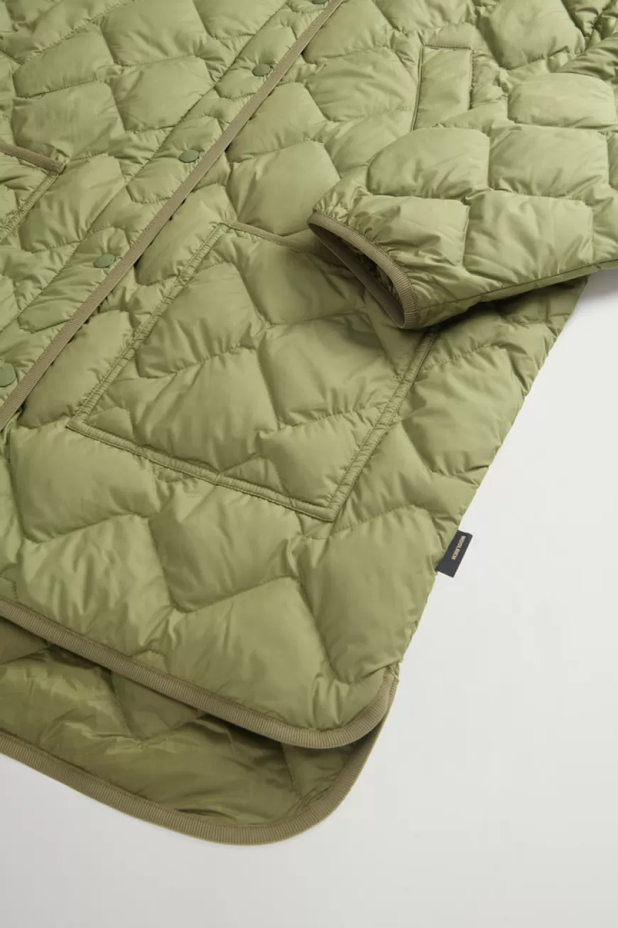Heritage Capejacke aus Mikrofaser mit abnehmbarer Kapuze>Woolrich Best Sale