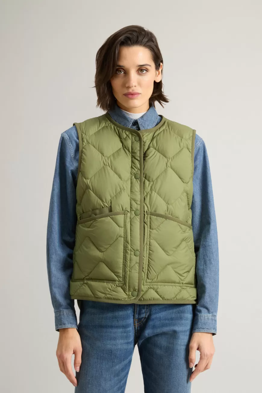 Heritage Weste mit Diamant-Steppung>Woolrich Flash Sale