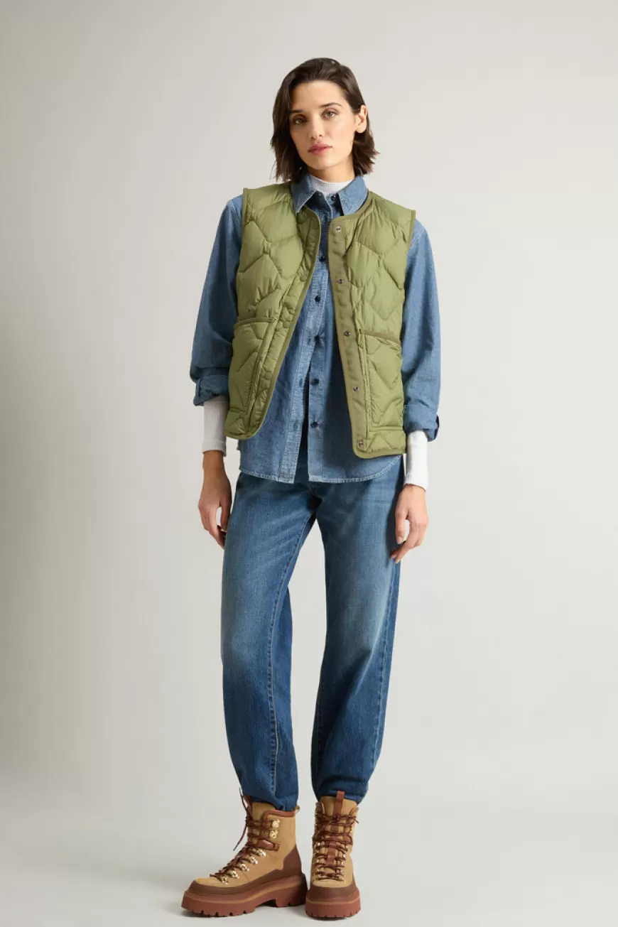 Heritage Weste mit Diamant-Steppung>Woolrich Flash Sale