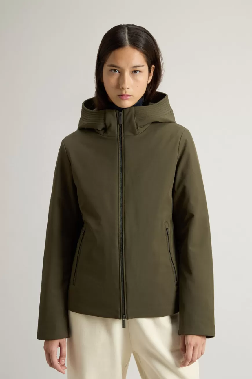 Kurzer Firth Parka aus Tech Softshell>Woolrich Clearance