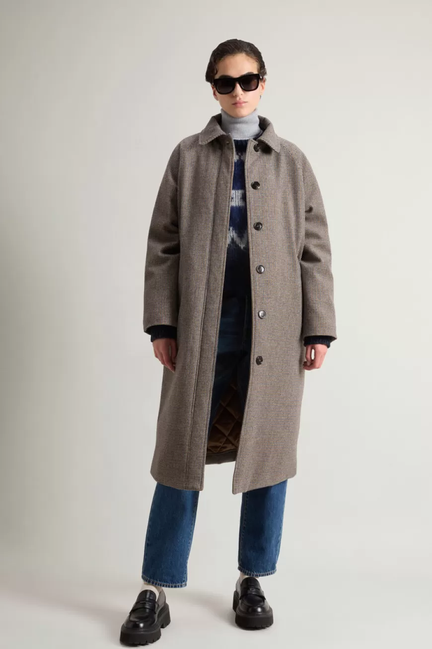 Mantel aus Loro Piana-Stoff aus reiner Schurwolle>Woolrich Shop