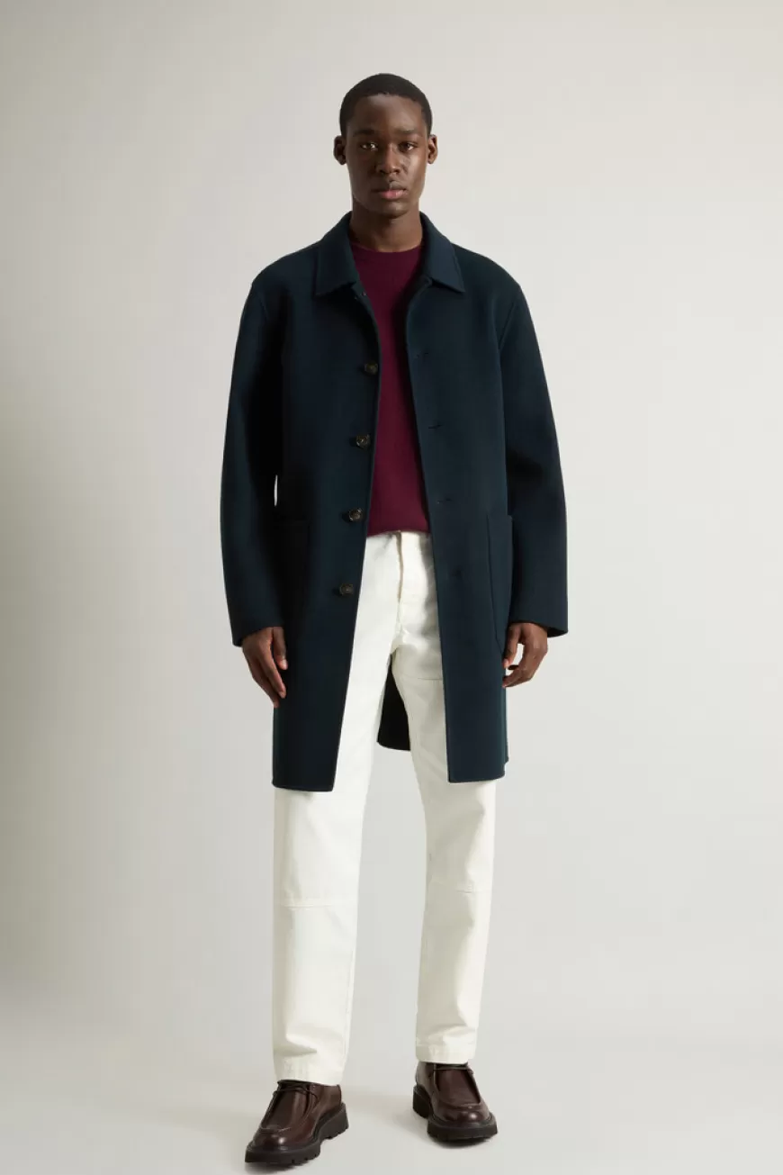 Mantel aus reiner Schurwolle>Woolrich Outlet
