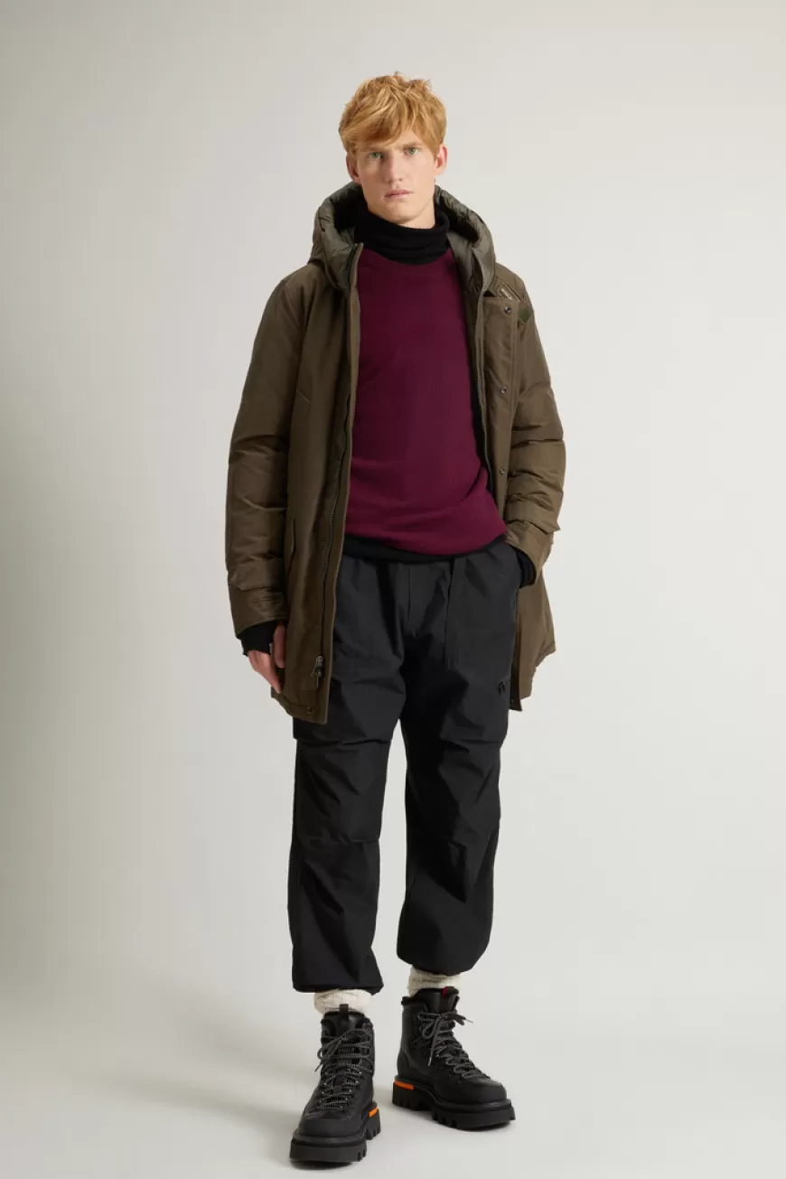 Polar Parka aus Ramar Cloth mit hohem Kragen>Woolrich Fashion