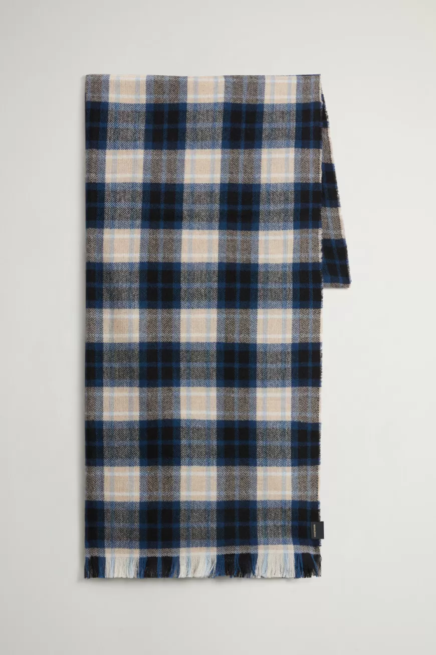 Schal aus einer Schurwoll-Kaschmir-Mischung mit Karomuster>Woolrich Fashion