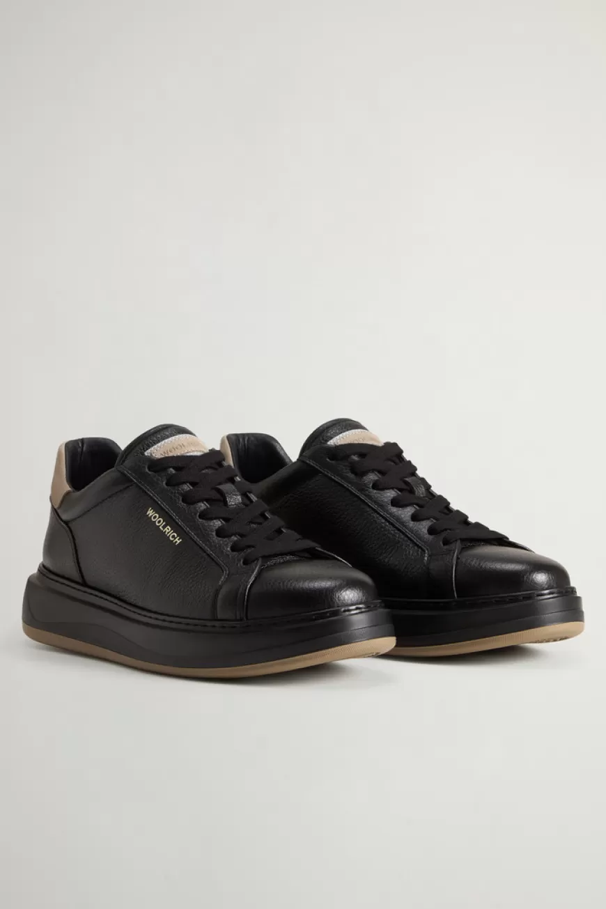Sneaker Arrow aus gewalktem Leder>Woolrich Hot